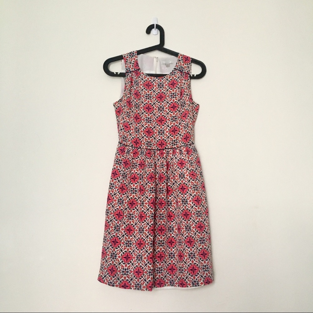J.CREW Silk California Poppy Dress